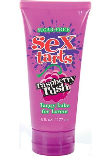Sex Tarts Flavored Water Based Lubricant 6 Ounces Raspberry Rush Package of 3 - All