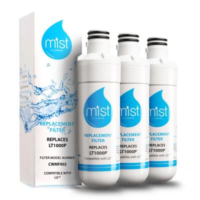 Mist Refrigerator Water Filter  Compatible with LG LT1000P  ADQ747935  MDJ64844601  LMXS28626D  Kenmore 46-9980  469981  3-Pack thumbnail