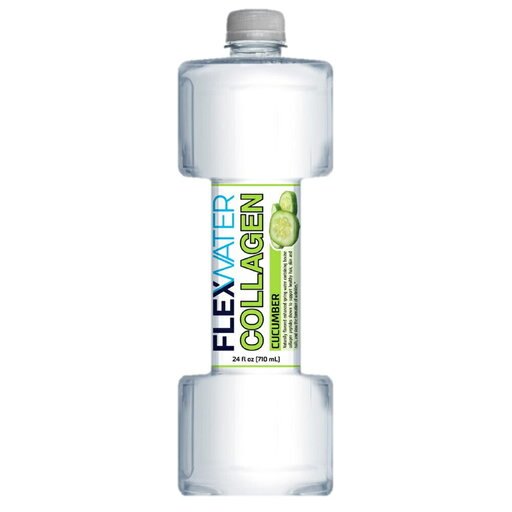 FLEXWATER COLLAGEN Enhanced Joint & Skin Spring Water with Hydrolyzed Collagen - Low Calorie, Keto Friendly, Sugar & Caffeine Free - Naturally Flavore