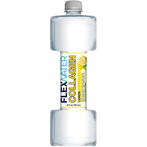 FLEXWATER COLLAGEN Enhanced Joint & Skin Spring Water with Hydrolyzed Collagen - Low Calorie, Keto Friendly, Sugar & Caffeine Free - Naturally Flavore