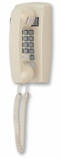 Cortelco 2554-27F 255444-Vba27F Wall W/ Flash/Message- Ash