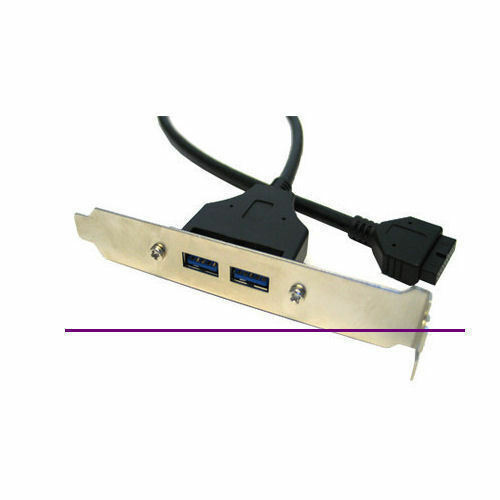 OK-4397 High Speed 2 X Port USB3.0 (Male) PCI Slot Bracket