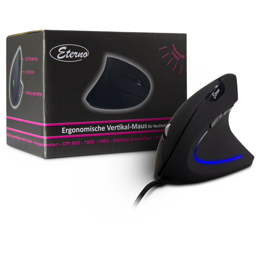 Inter-Tech KM-206WR Mouse Office Right-hand USB Type-a Optical 2400 DP