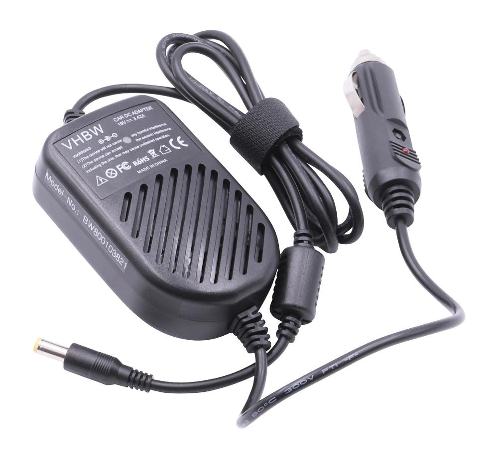 Vhbw KFZ-Ladekabel Passend Für Acer Aspire 8530, 8530G, 8730, 8730G, 8920 Laptop, Notebook - Ladege