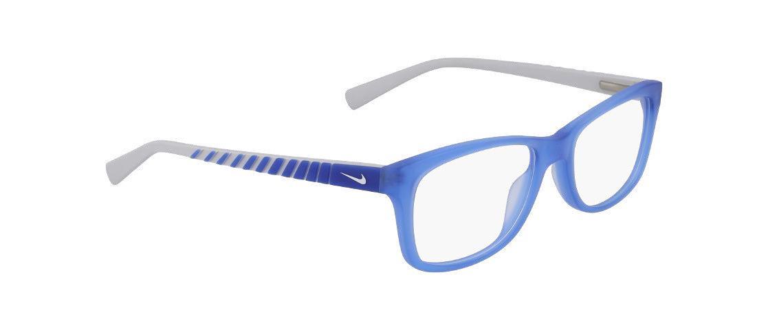 Nike 5509 Kids 417 Kids' Glasses Blue Size 48 - Free Lenses - HSA/FSA Insurance - Blue Light Block Available