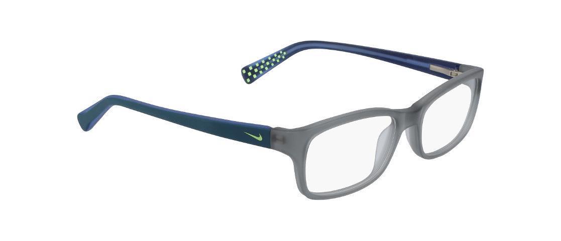 Nike 5513 Kids 063 Kids' Glasses Grey Size 49 - Free Lenses - HSA/FSA Insurance - Blue Light Block Available