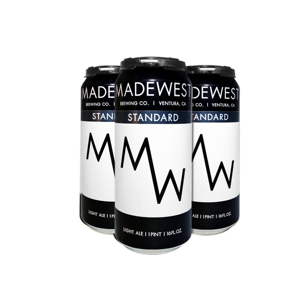 MadeWest Madewest Standard Light Ale Lager - Beer - 4x 16oz Cans