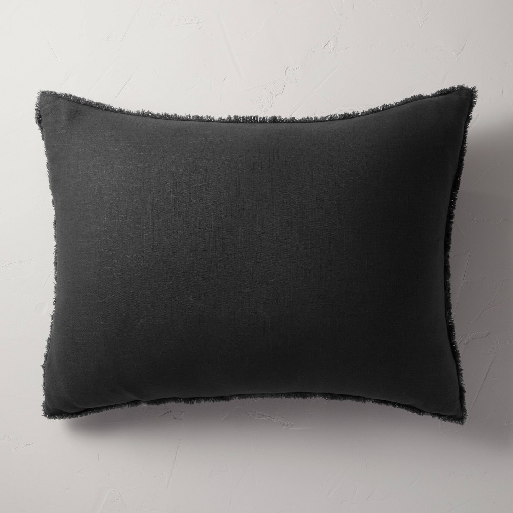 King Euro Heavyweight Linen Blend Throw Pillow - Casaluna™