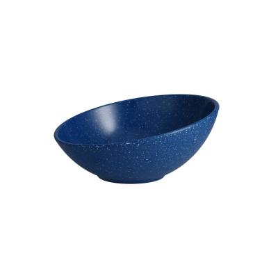 12 Fl. Oz. Camp Blue Melamine Tilt Bowl (Set of 6), Blue / Gloss thumbnail