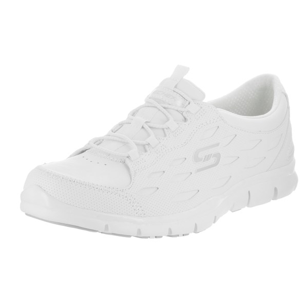 Skechers Women's Gratis Devoted White Casual Shoes
