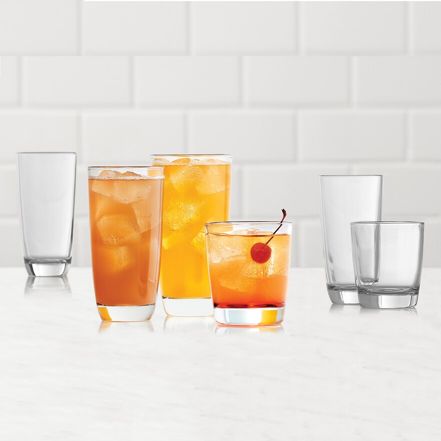 Food Network 30-Piece Bay Drinkware Set, Multicolor, 30PC