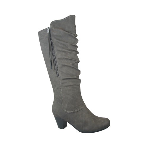 Women's Tender Tootsies Edina Boot, Size: 11 W, Dark Taupe PU