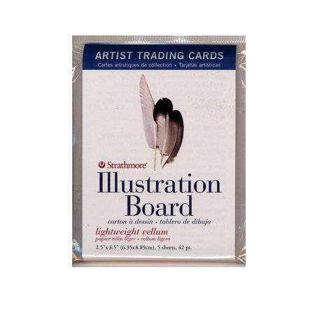 Strathmore Artist Trading Cards 500 Series Illustration Board Pack of 5 [Pack of 6] 41119-PK6