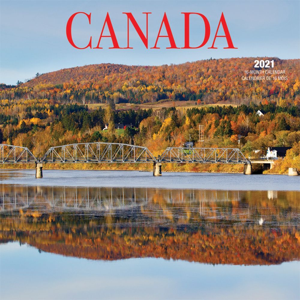 2021 Wall Calendar Canada (bilingual)
