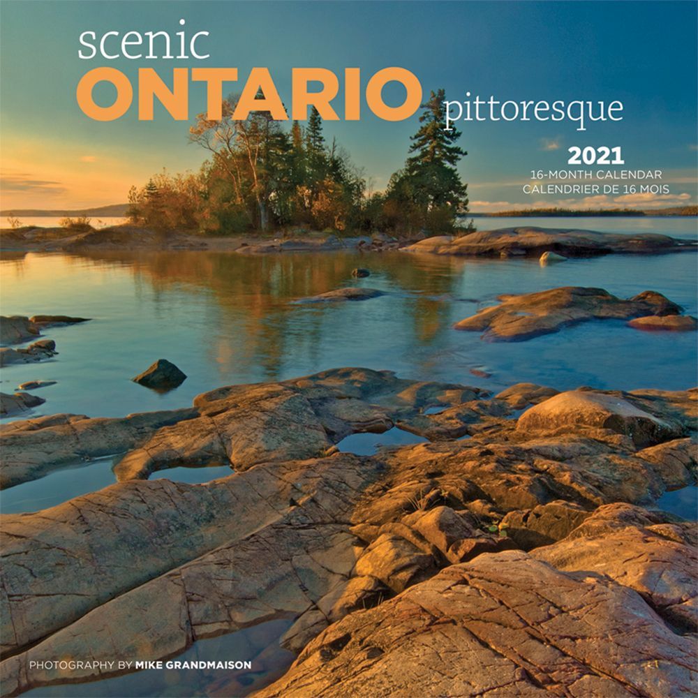2021 12-Month Wall Calendar 7X7 Scenic Ontario