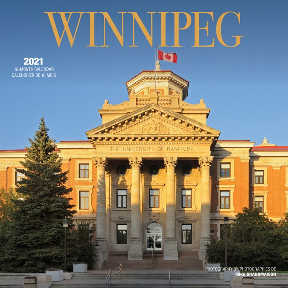 2021 12-Month Wall Calendar 12X12 Winnipeg