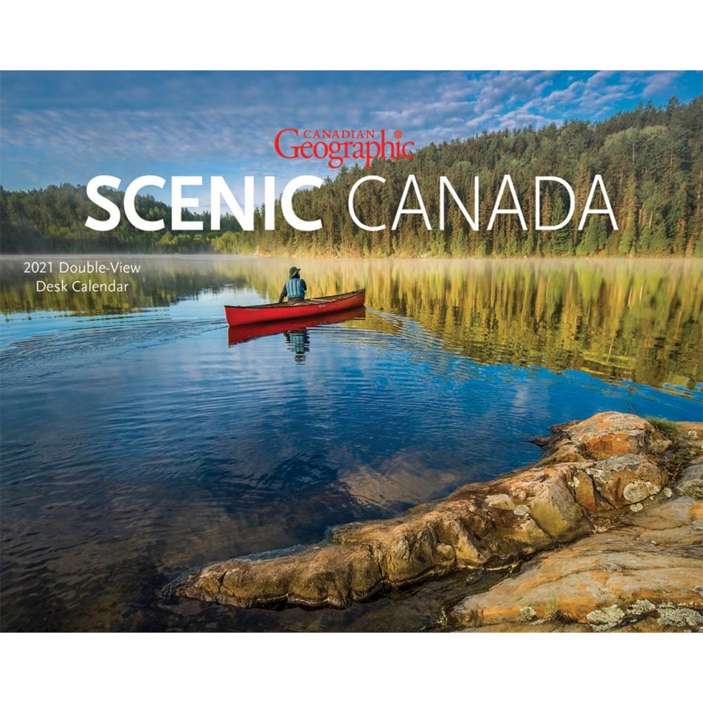 Canadian Geographic Scenic 2021 Easel Calendar