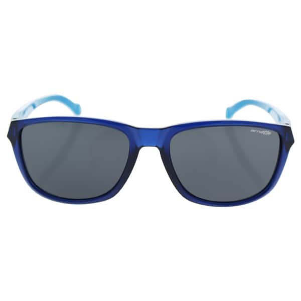 M-SG-2529 an 4214 2313-87 Straight Cut - Dark Transparent Blue & Grey 58-17-145 Mm Sunglasses for Men