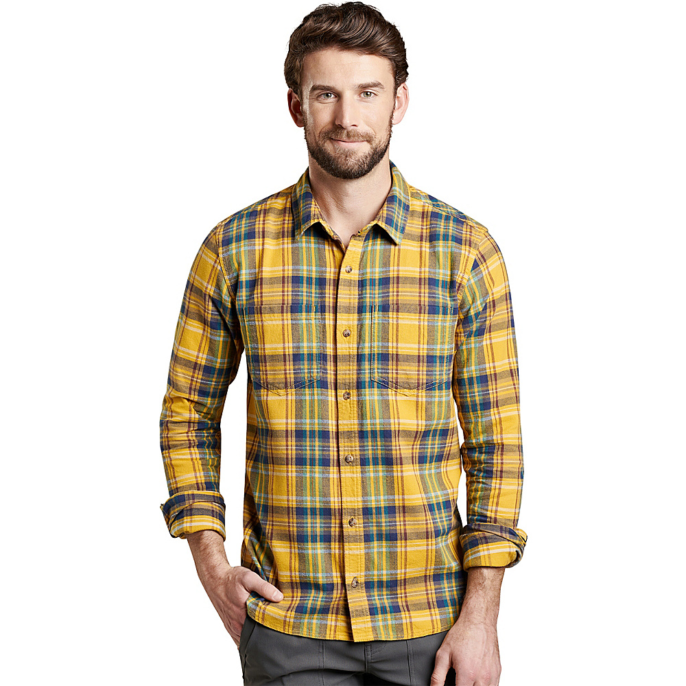 Toad & Co Men's Flannagan LS Shirt - Large - Golden Hour