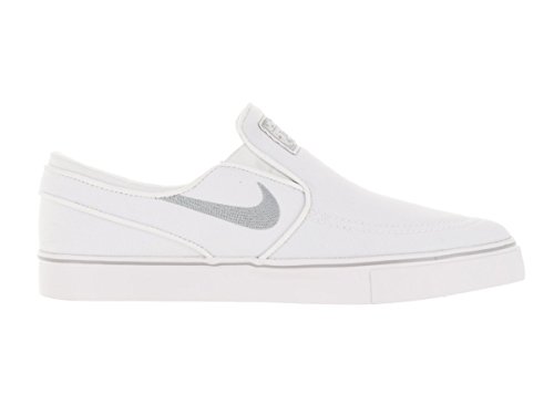 Nike Men's Zoom Stefan Janoski Slip Cnvs White/Wolf Grey/White Skate Shoe 10 Men US thumbnail