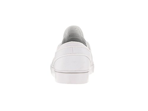 Nike Men's Zoom Stefan Janoski Slip Cnvs White/Wolf Grey/White Skate Shoe 10 Men US thumbnail