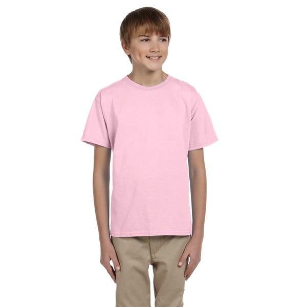 Comfortblend Boys' Ecosmart Pale Pink Crewneck T-Shirt