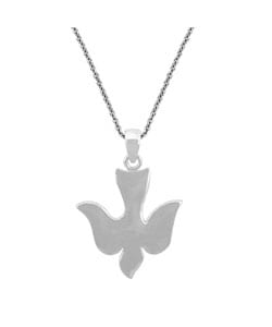 Mondevio Sterling Silver Dove Bird Necklace
