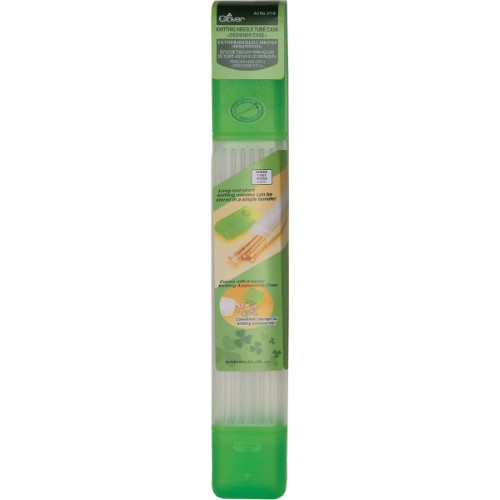Clover Knitting Needle Tube Case, Green