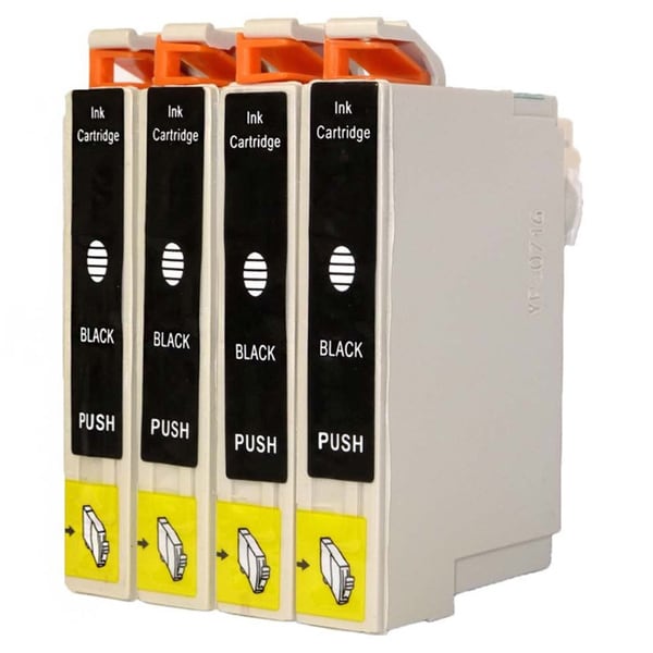 Compatible Epson 98 T098120 Ink Cartridges for Epson ARTISAN: 700 710 725 800 810 835 (Pack of 4 : 4K ) (Black)