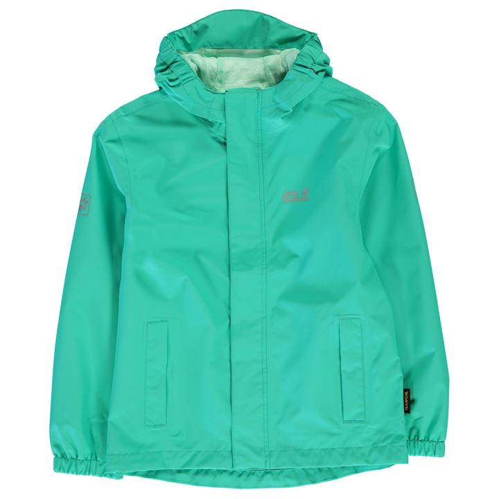 Jack Wolfskin Pine Creek 2L Jacket Junior Girls - Deep Mint