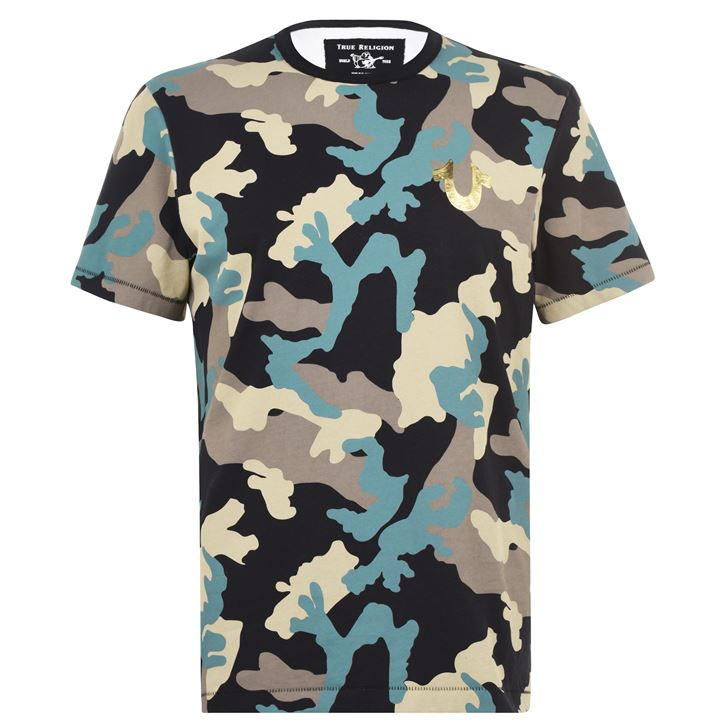 True Religion Foil Camo T-shirt - Camo 3443