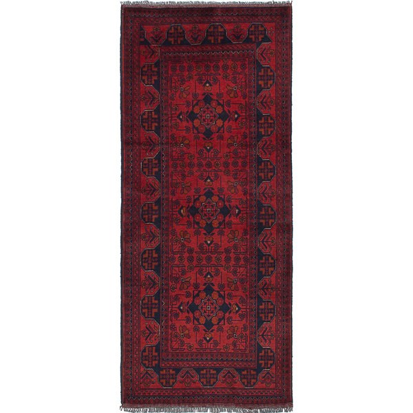Ecarpetgallery Hand-Knotted Finest Khal Mohammadi Red  Wool Rug (2'7 X 6'4)