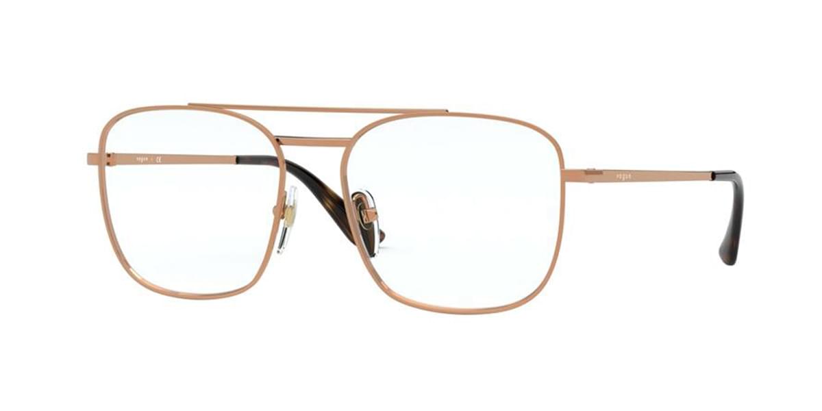 Vogue Eyewear VO4140M 5075 Women’s Glasses Rose-Gold Size 53 - Free Lenses - HSA/FSA Insurance - Blue Light Block Available