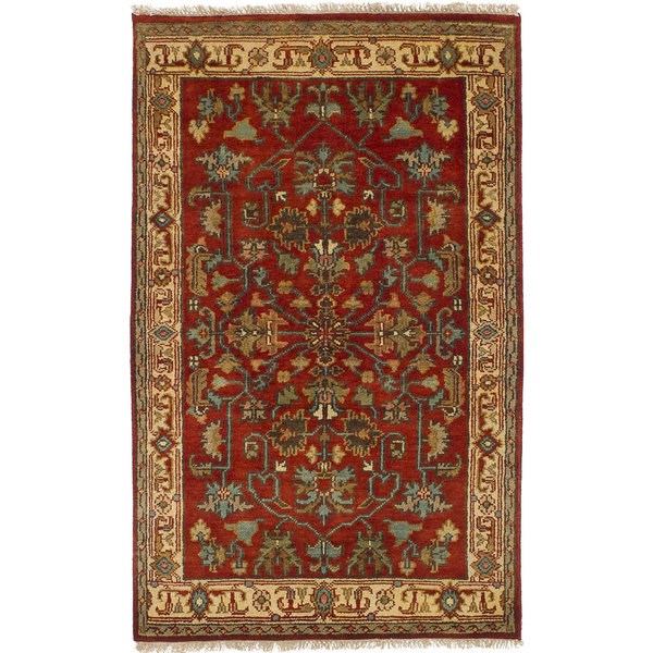 Ecarpetgallery Hand-Knotted Serapi Heritage Red  Wool Rug (3'1 X 5'0)