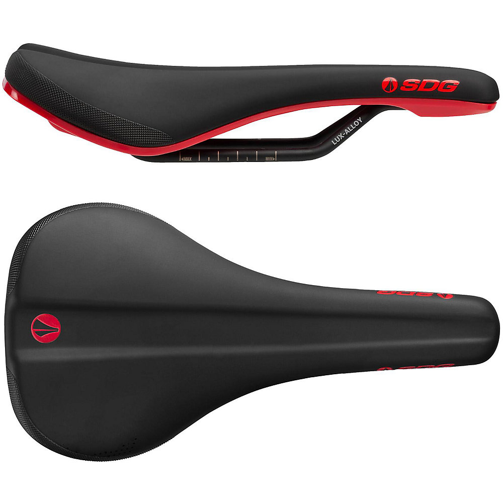 SDG Bel-Air 3.0 Saddle  Lux-Alloy Rails  Red