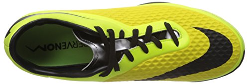Nike Men's Hypervenom Phelon IC Vbrnt Yllw/Blk/Mtllc Slvr/Vlt Soccer Cleat 10 Men US
