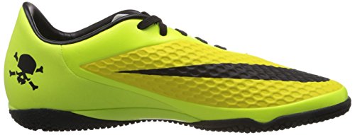 Nike Men's Hypervenom Phelon IC Vbrnt Yllw/Blk/Mtllc Slvr/Vlt Soccer Cleat 10 Men US thumbnail