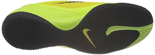 Nike Men's Hypervenom Phelon IC Vbrnt Yllw/Blk/Mtllc Slvr/Vlt Soccer Cleat 10 Men US thumbnail
