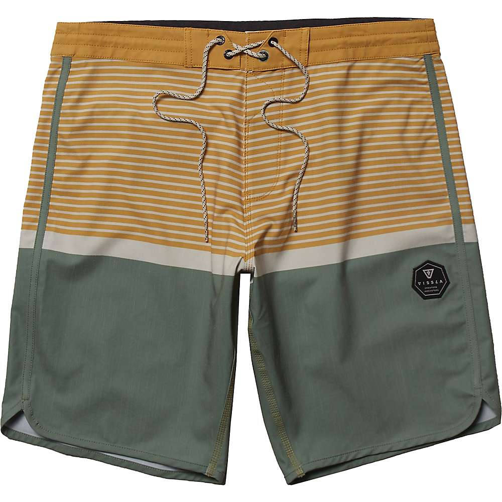 Vissla Men's the Worlds Best 20IN Boardshort - 38 - Golden Hour