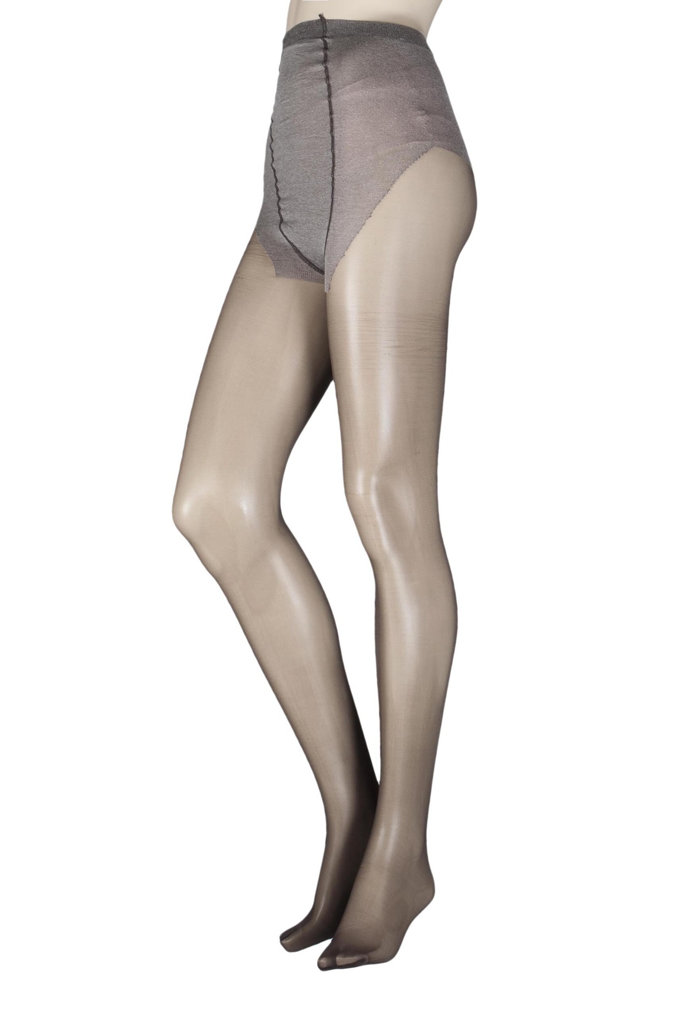 1 Pair Dark Brown Perdue 20 Maternity Tights Ladies Medium - Trasparenze