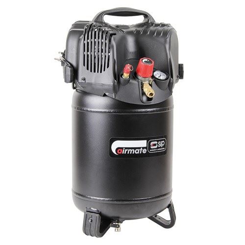 06249 Sip Airmate Hurricane V215/24L 1.5hp Oil Free Air Compressor 6.5CFM