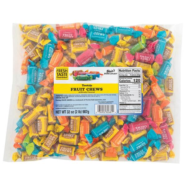 Blain's Farm & Fleet 32 Oz Tootsie Roll Fruit Chews