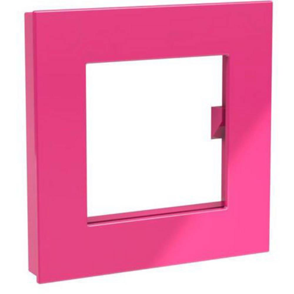 Dahle Magnet Mega Magnet Square XL, Pink, 75 X 75 Mm, Inkl. Fotohalterung (B X H) 75 Mm X 75 Mm Pin