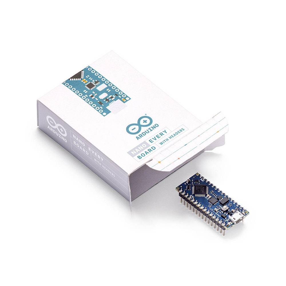 Arduino ABX00033 Nano Every Board with Headers ATMega4809 AVR Proc
