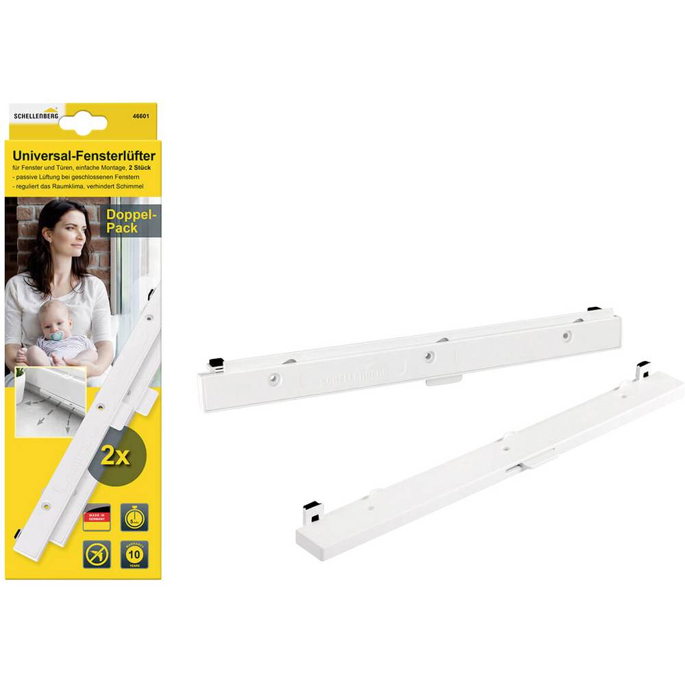 Schellenberg 46601 Universal-FensterlÃ¼fter-Set WeiÃ