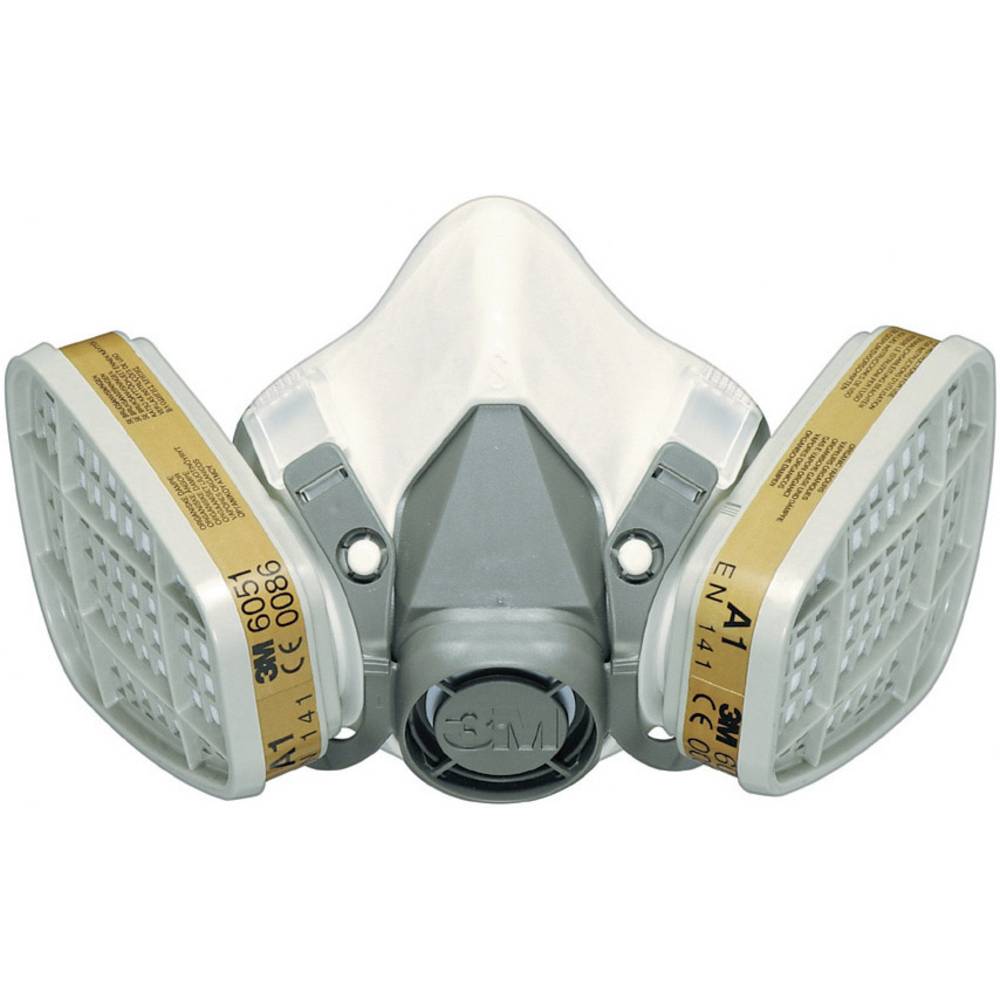 3M 6051 A1 Organic Vapour Gas Filters (Pack of Two)