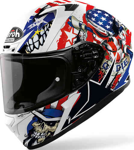 (XS) Airoh Valor 2020 Uncle Sam Matt Blue / White / Red