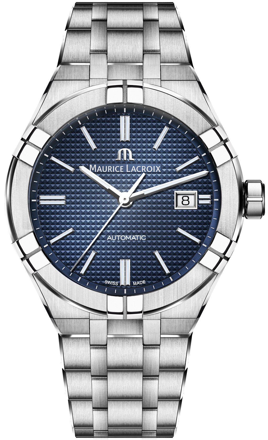 Aikon Automatic Date 42mm Mens Watch Navy