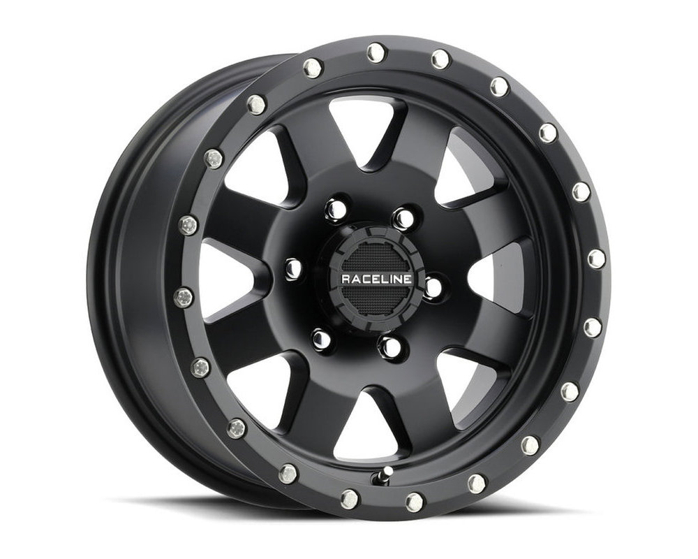 Raceline 935B-DEFENDER 16  Cast Aluminum Wheel  DEFENDER BLACK 16X6.5 6X130 +45mm Fits Select: 2010-2018 2020-2022 MERCEDES-BENZ SPRINTER 2500