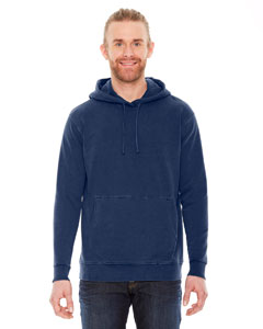 Authentic Pigment Unisex French Terry Hoodie - DENIM - 3XL AP207